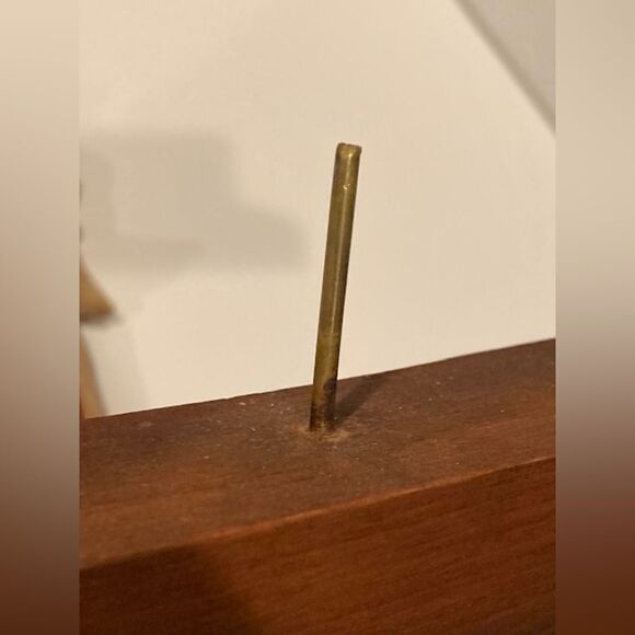 Folk Art Hand Carved Wooden Santa Figurine Whirly Gig Painted Adjustable Arms - Picture 4 of 15